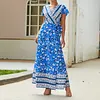 Women's Long Printed Resort Dress