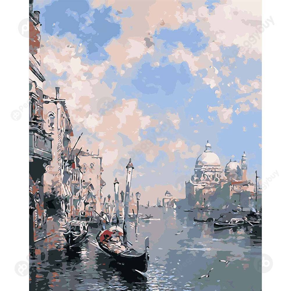 

40*50CM Paint By Numbers-Riverway, 501 Original