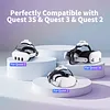 Noiposi Head Strap for Meta Quest 3s/3/Quest 2，3D Spectacles