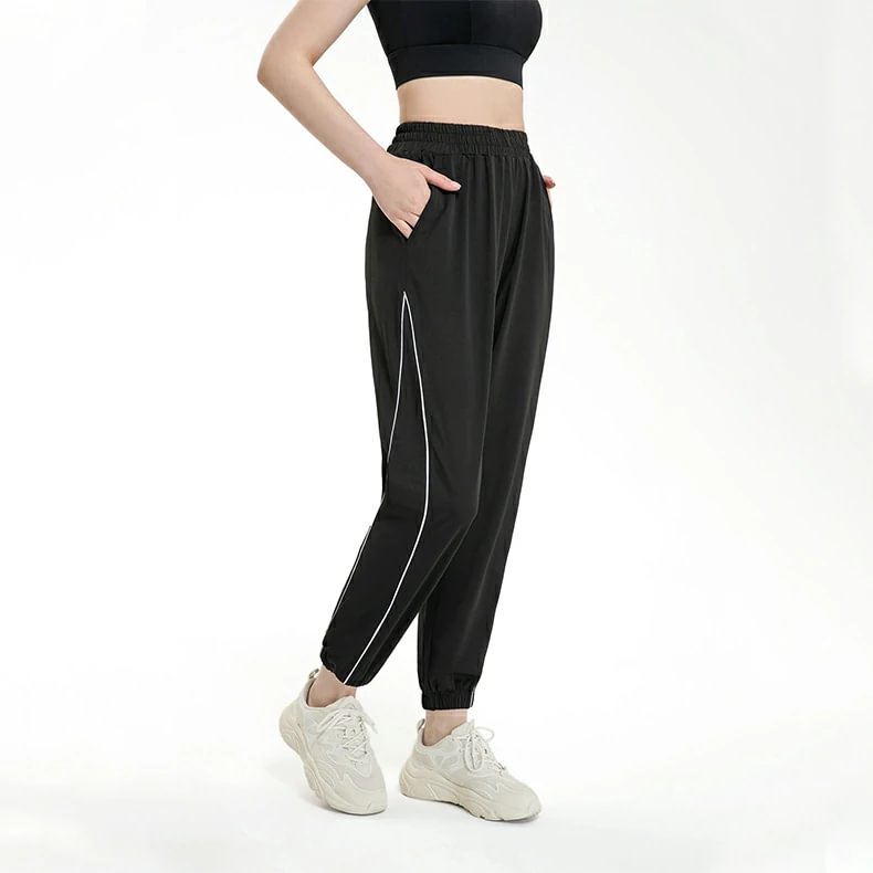 Hergymclothing Black vaffordable joggers womens for sale