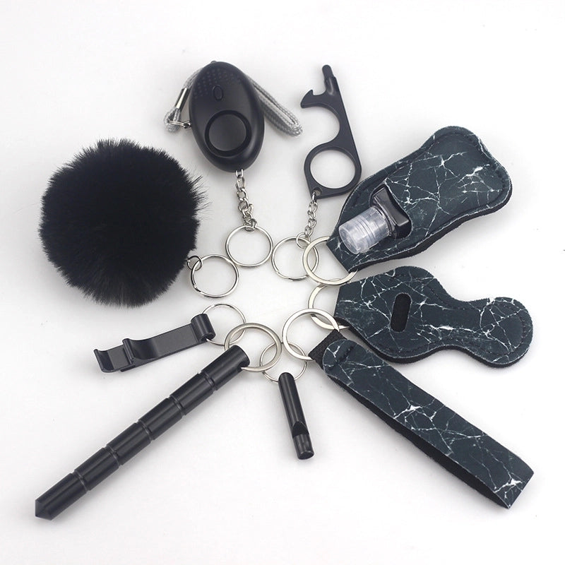 Original Design Self-defense Sunflower Self-defense Self-defense Metal Bag Pendant Self-defense Keychain