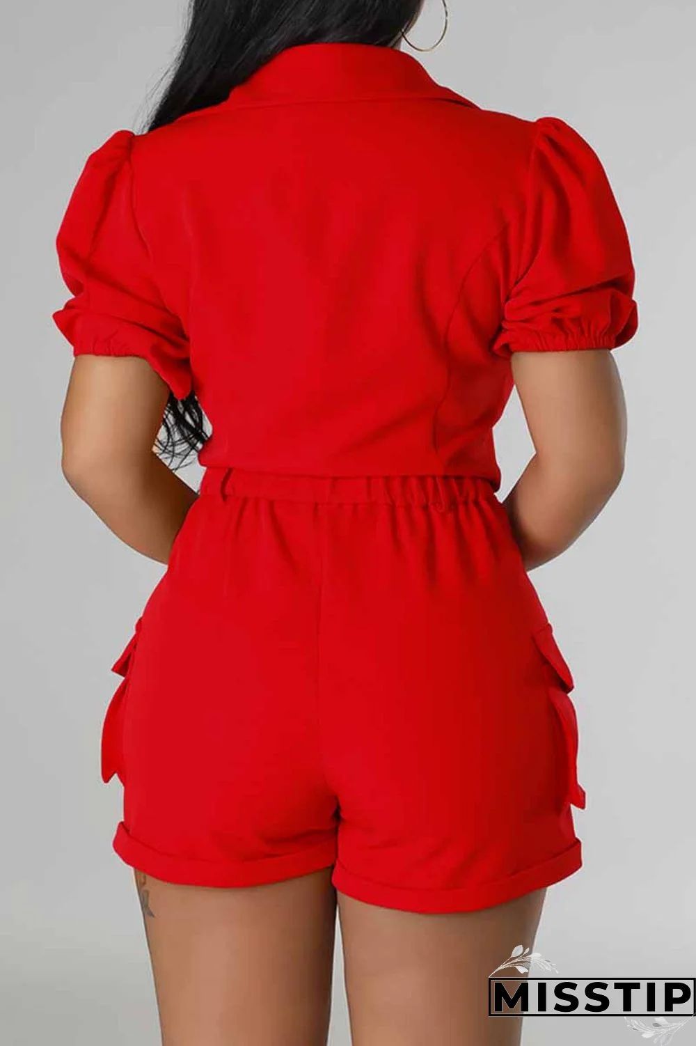 Black Casual Print Letter Turndown Collar Short Sleeve Two Pieces