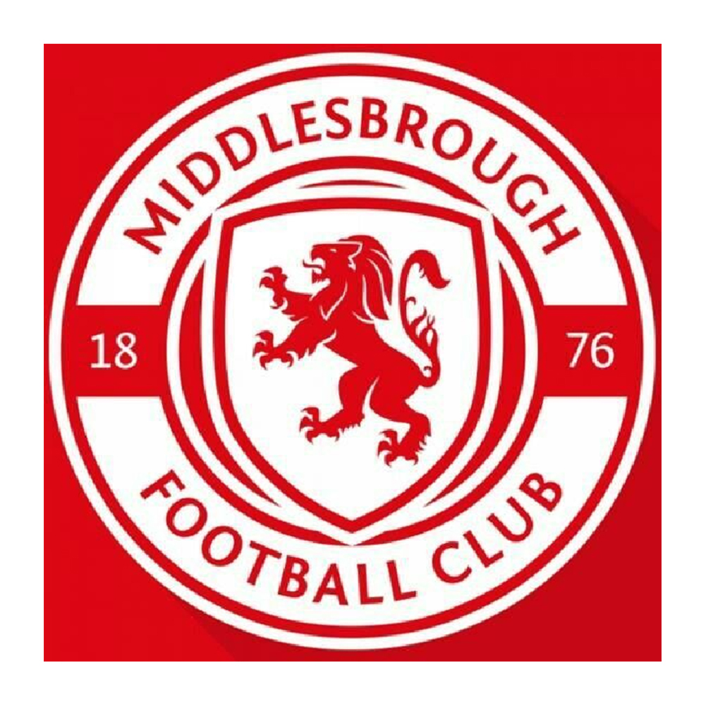 

Football Middlesbrough - Round Drill Diamond Painting - 30*30CM, 501 Original