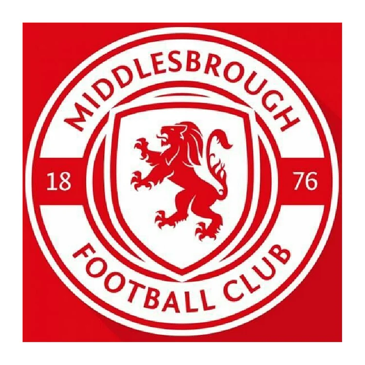 Middlesbrough Football Club Logo - Full Round - Diamond Painting (30*30cm)