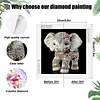 Diamond Painting-DIY Crystal Rhinestone Elephant