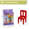 🪑Vente chaude de Noël-Jeu d'équilibrage de tour d'empilement de chaises