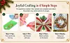 Diamond Painting Christmas Wreath Ornament DIY Kit 9.45x9.45in