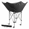 [US Local Warehouse] Collapsible Hammock Ball Cart with Wheels Volleyball Cart with Carry Bag Garage Sports Equipment Organizer for Easy Storage and Transport Hold Up To 28 Balls