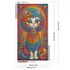 uk.everydayedeals (Limited Stock)Diamond Painting - Full Round - Rainbow Cat (40*70cm)