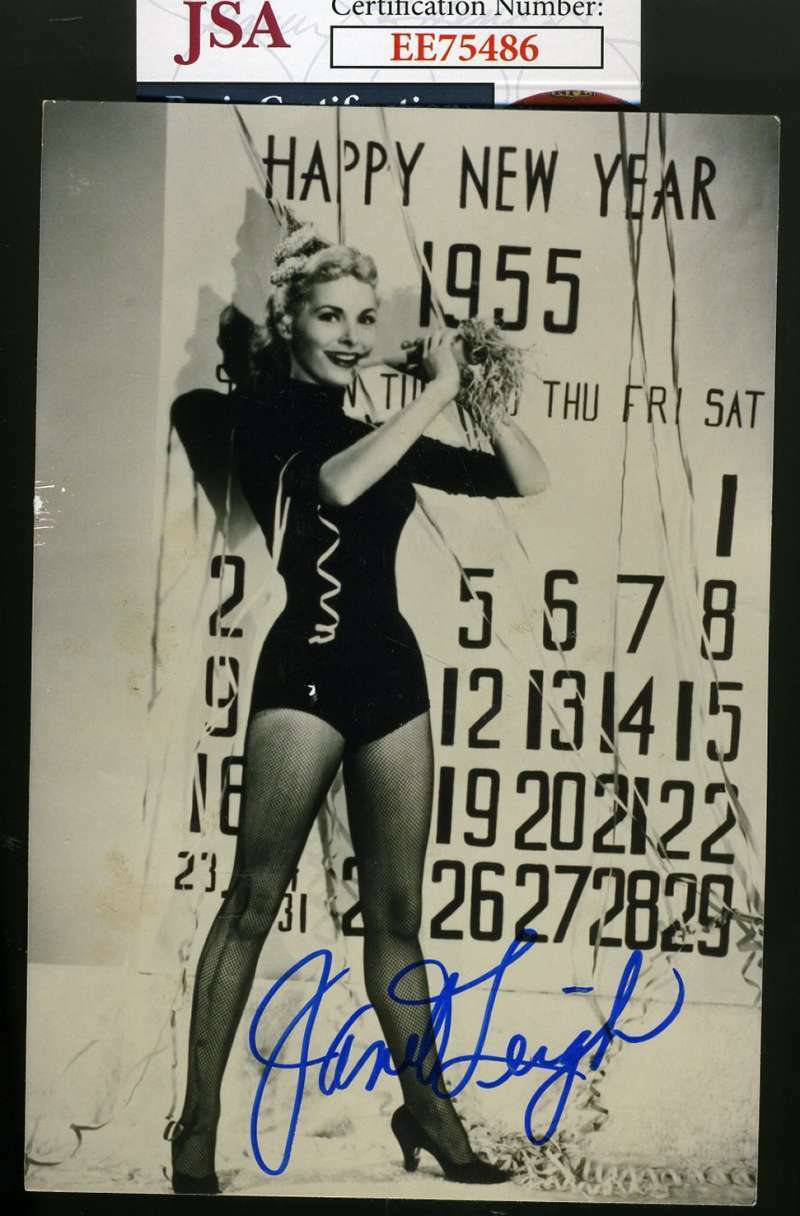 Janet Leigh Jsa Cert Hand Signed Photo Poster painting Autograph