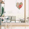 DIY Heart Flower Grass Diamond Painting Acrylic Single-Sided Hanging Pendant