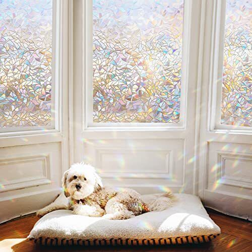 Homein Window Film Privacy, Rainbow Window Clings Vinyl, Self Adhesive... |  eBay