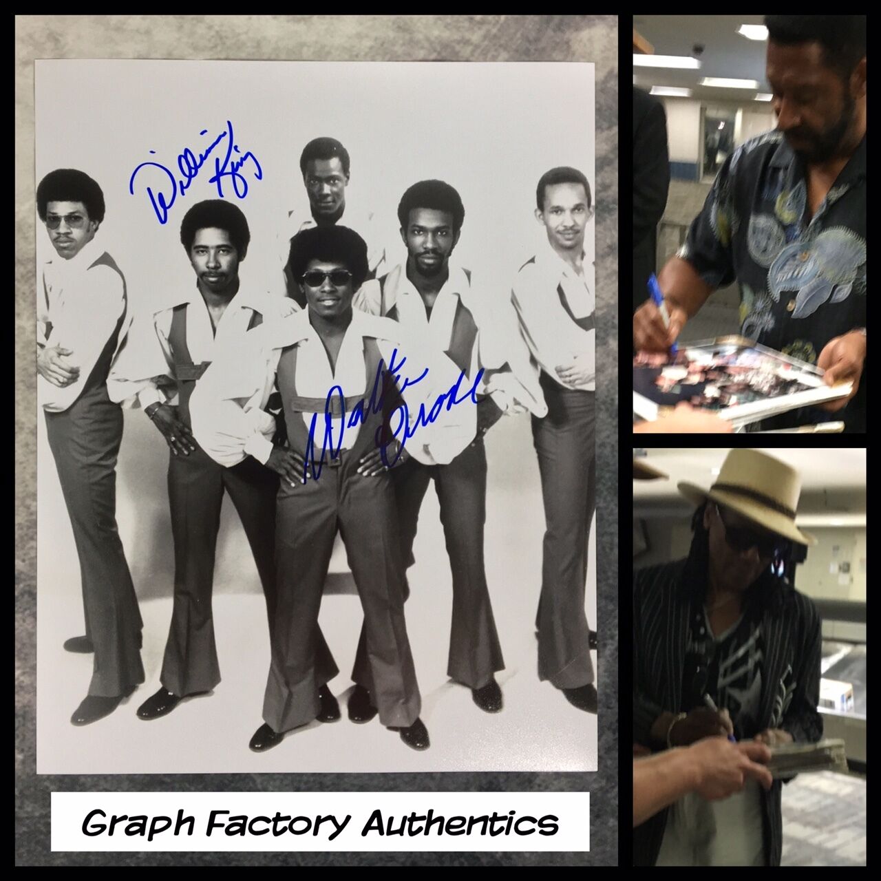 GFA William King Walter Orange * THE COMMODORES * Signed 11x14 Photo Poster painting AD3 COA