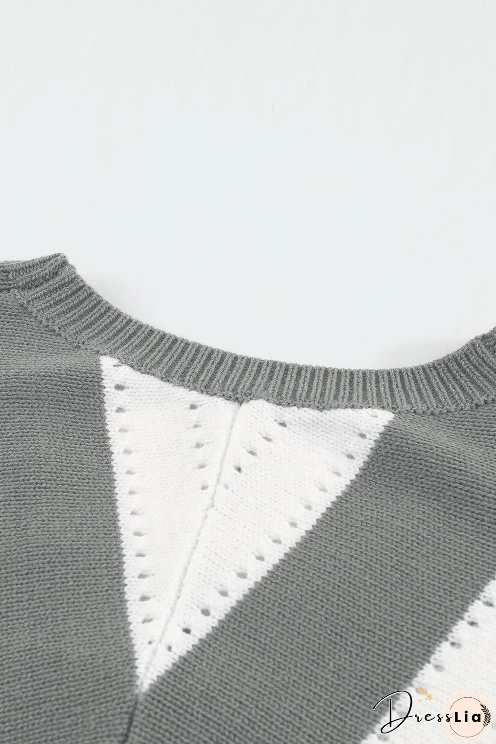 Stylish Color Block Long Sleeve Top