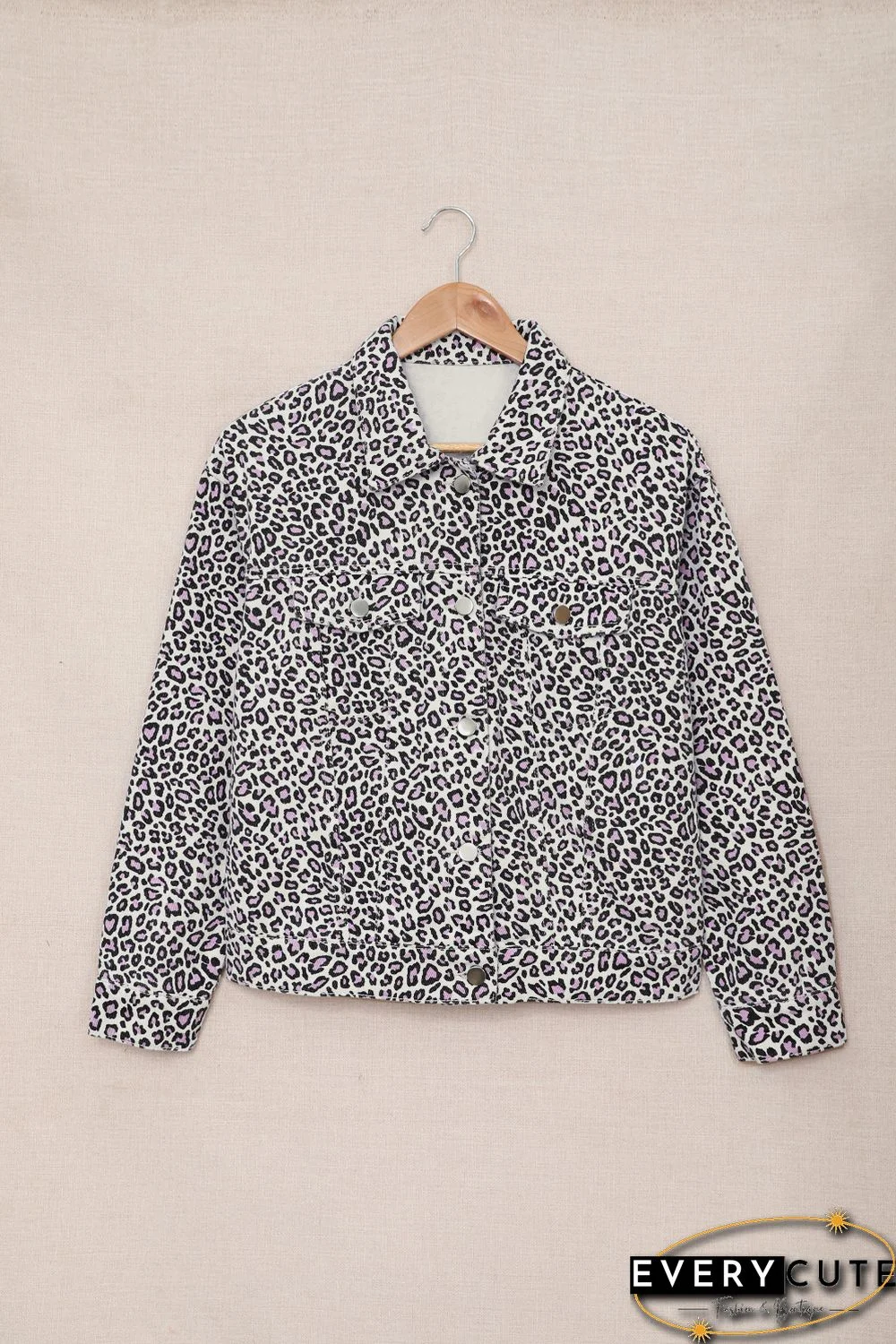 Leopard Print Casual Jacket