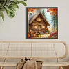 Diamond Painting-DIY Full Round Drill Autumn Cottage(40*40 CM)