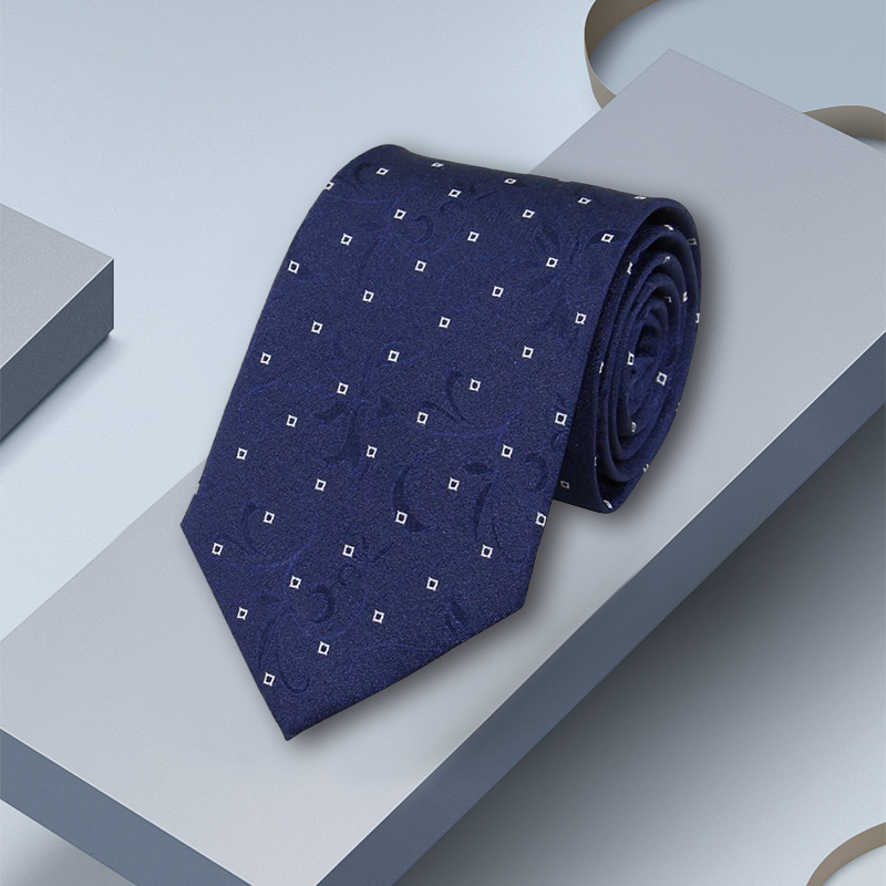 Cravate classique en soie pour hommes 8 cm- SOIE PLUS