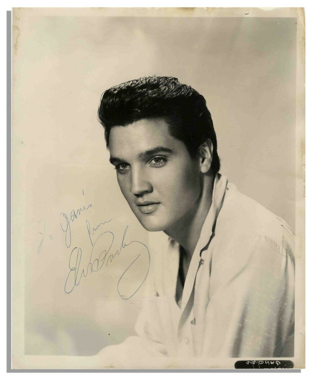 ELVIS PRESLEY SIGNED AUTOGRAPH 8.5 X11 Photo Poster painting A YOUNG KING OF ROCK & ROLL REPRINT