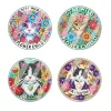 [Upgrade]4Pcs Acrylic Special Shape Kitten DIY Waterproof Diamond Painting Coaster