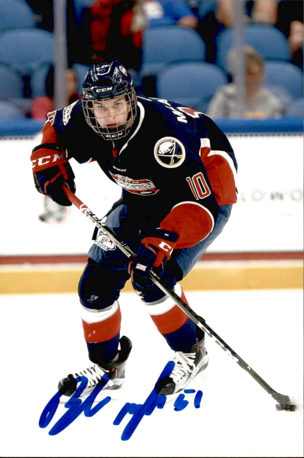 Blake McLaughlin SIGNED autographed 4x6 Photo Poster painting TEAM USA / ANAHEIM DUCKS