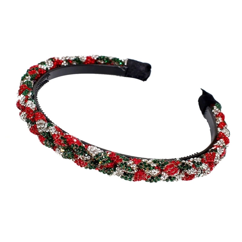 Women’s Vacation Minimalist Multicolor Rhinestone Inlay Rhinestones Hair Band