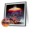 Diamond Painting-5D Full Round Drill Painted Vase(40*40 CM)