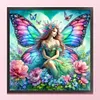 Colorful Butterfly Fairy-11CT Stamped Cross Stitch 50*50cm/19.69*19.69in tapestrymarket