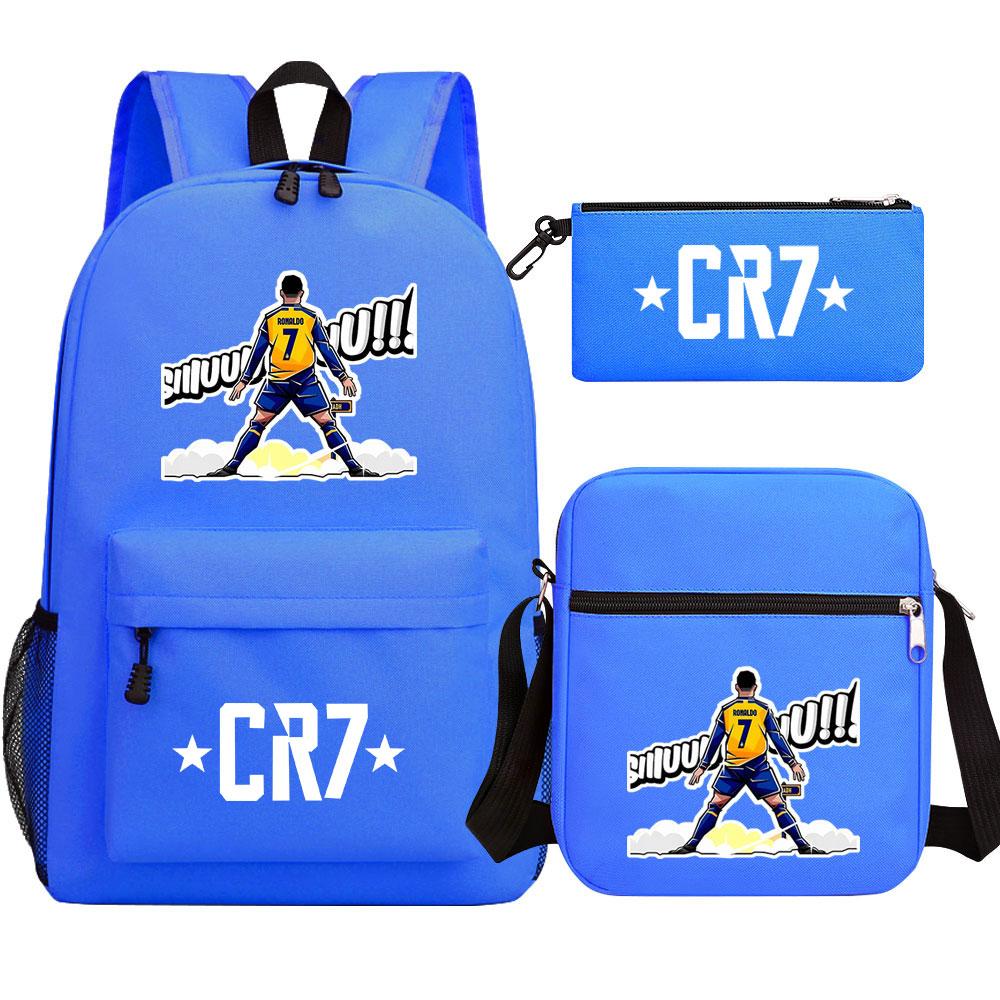 Mayoulove Cristiano Ronaldo Backpack Lightweight Design for School and Outdoor Activities-Mayoulove