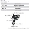 Aluminum Alloy Bike Phone Mount Bicycle Mobile Phone Support Cycling Accessories