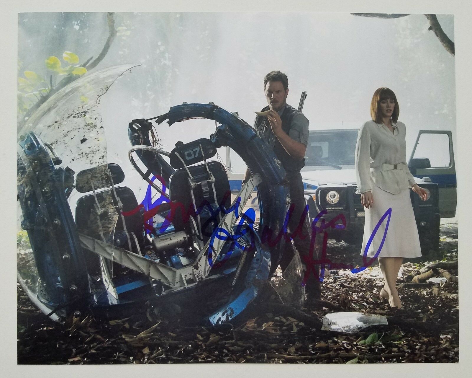 Bryce Dallas Howard Signed Jurassic World 8x10 Photo Poster painting Actress Full Signature RAD