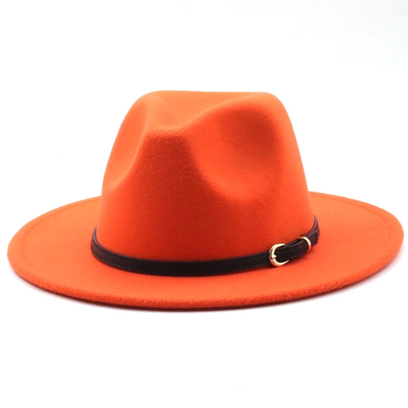 Hot-selling Wool Top Hat Foreign Card Its Red Hat Ethnic Style Jazz Hat Cashmere Felt Hat