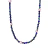 Natural Lapis Lazuli Beading & Pearls Necklace