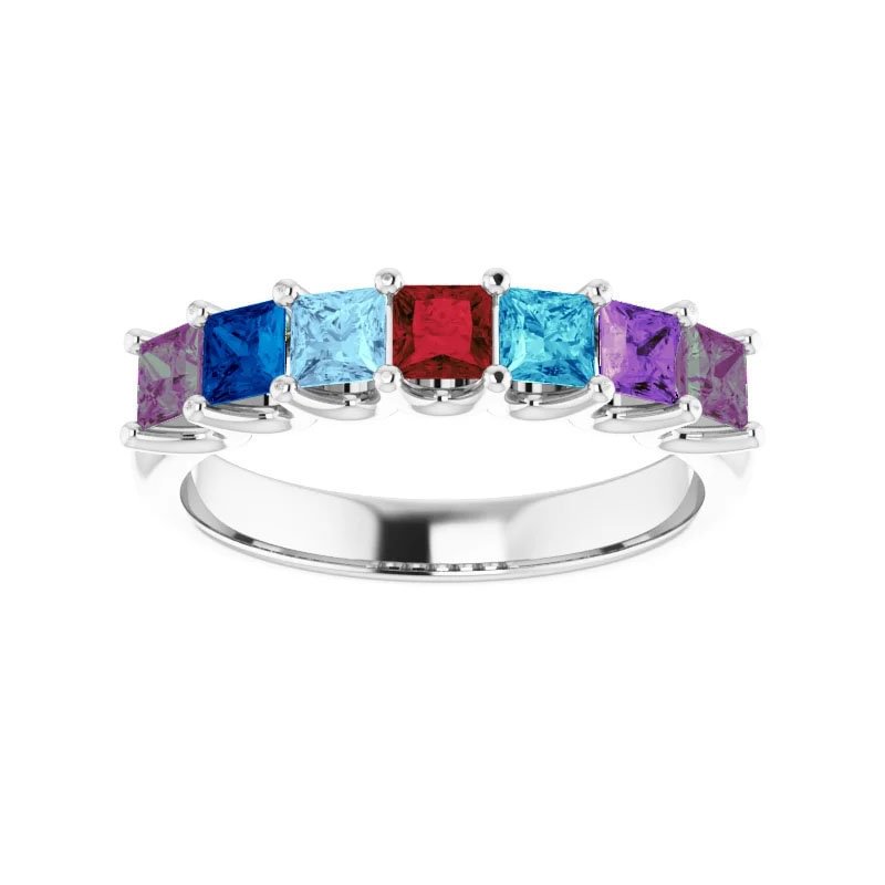 Anniversary Band or Birthstones Ring