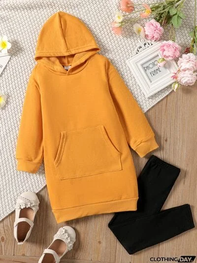 Kangaroo Pocket Long Hoodie