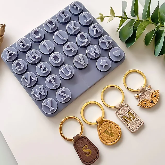 Alphabet Stamps & Leather Texture Roller
