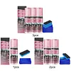 100ml Car Interior Cleaner Spray with Towel and Sponge All Purpose Car Interior Detailer Cleaner for Dashboards Seats Leather Plastic