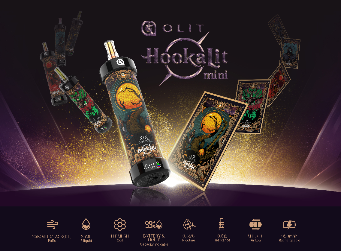 OLIT Mini Hookalit 25000 Puffs Disposable Vape Wholesale OLIT CTYVape