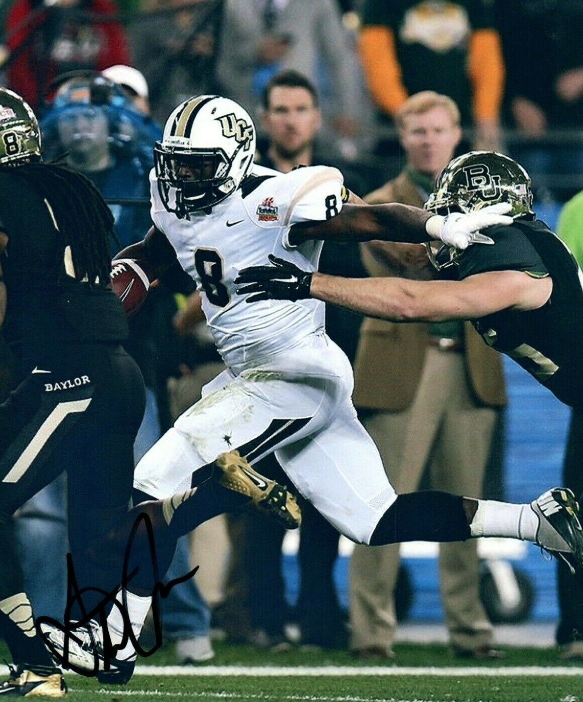 Storm Johnson UCF Knights Signed 8x10 Photo Poster painting Autographed COA 1