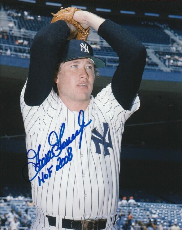 VINTAGE RICH 'GOOSE' GOSSAGE SIGNED NEW YORK NY YANKEES 8x10 Photo Poster painting #1 PROOF!