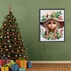 Diamond Painting-DIY Crystal Rhinestone Flower Hat Girl
