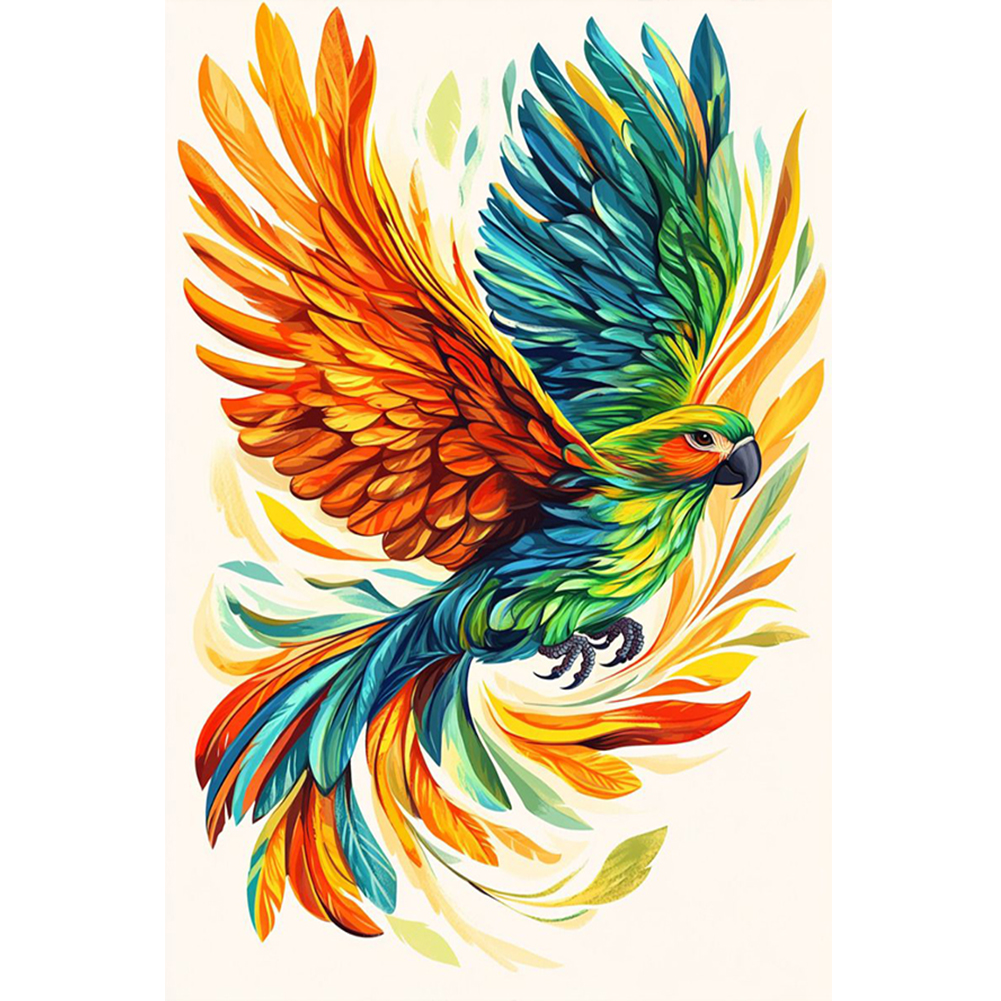 Macaw 40*60cm(canvas) full round drill diamond painting