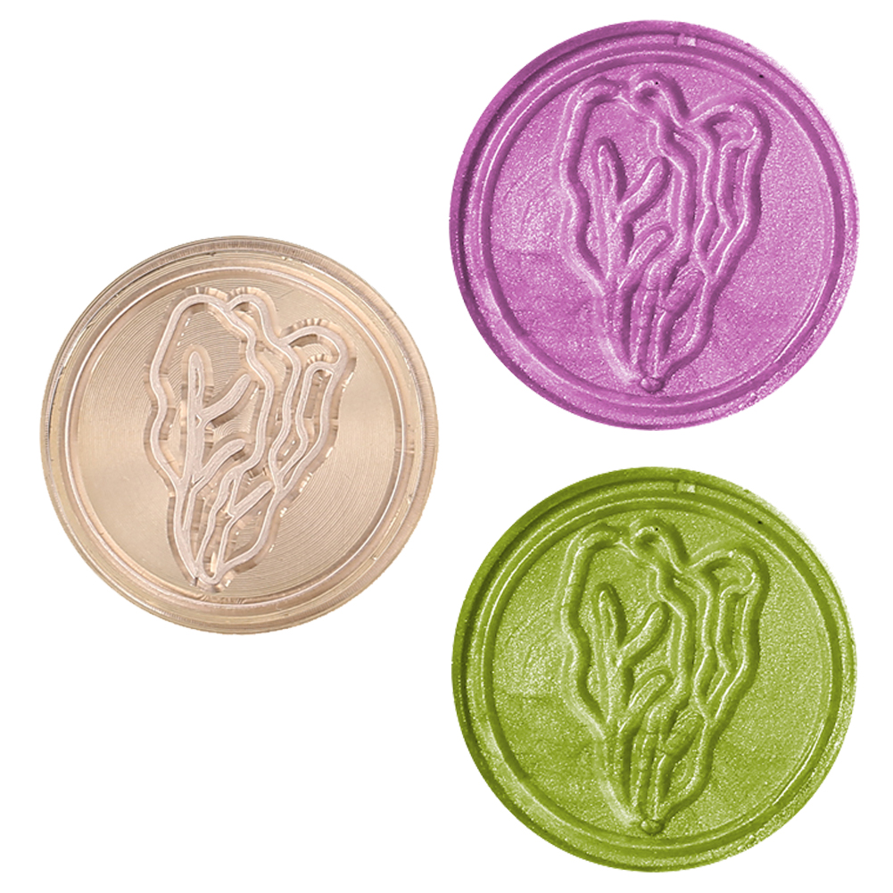 

25MM Vegetable Sealing Wax Stamp Head, 501 Original