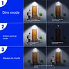 Portable Safety Wall Lights Waterproof LED Solar Motion Sensor Lights USB Charging Outdoor Clip On Solar Lights for Outside Fence Chain Link Camping