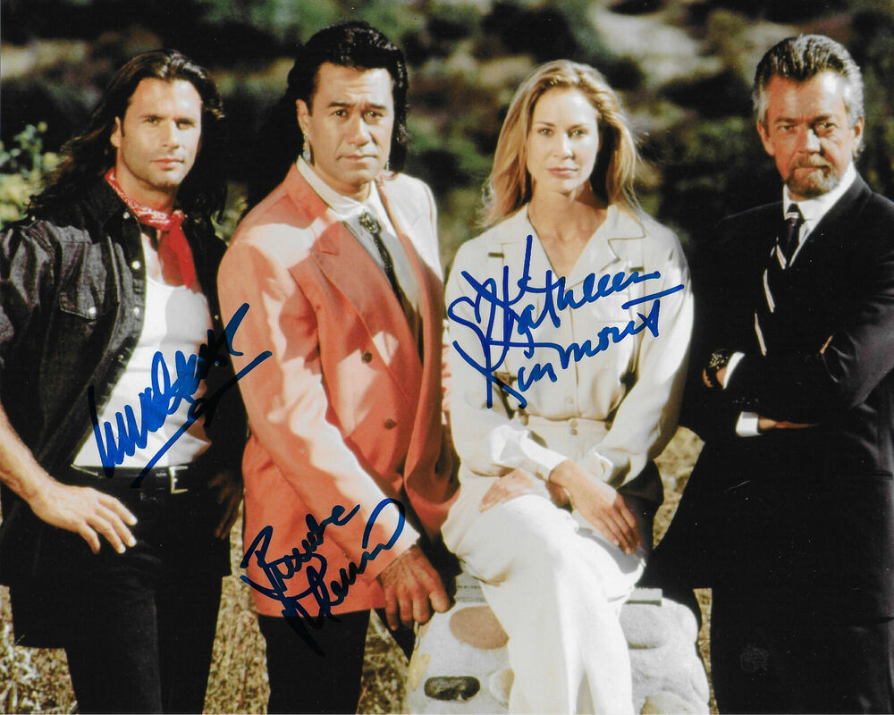 Renegade Cast of 3 Original Autographed 8X10 Photo Poster painting #4