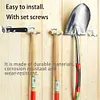 5pcs Hanger Holder Metal Hanging Hooks with Screw for Garden Kitchen Garage Tool