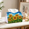Diamond Painting Sunflower Tissue Box for Kitchen Restaurant Bar Office Party