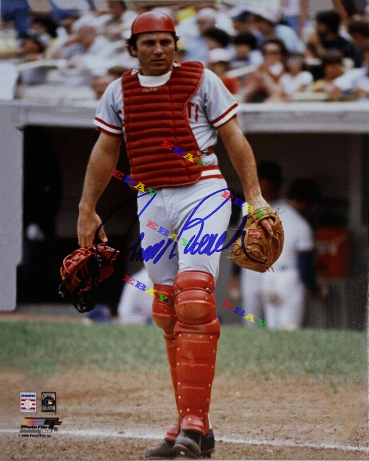 CINCINNATI REDS JOHNNY BENCH Autographed Signed 8x10 Photo Poster painting Reprint