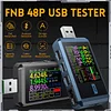 USB Tester 4-24V 6.5A LCD USB A&C Voltage Current Power Display Multimeter, Fast Charge Detection Trigger, PD2.0/PD3.0,QC2.0/QC3.0, CNC Metal Shell