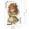 Diamond Painting -DIY Round Drill Little Girl（30x45cm）