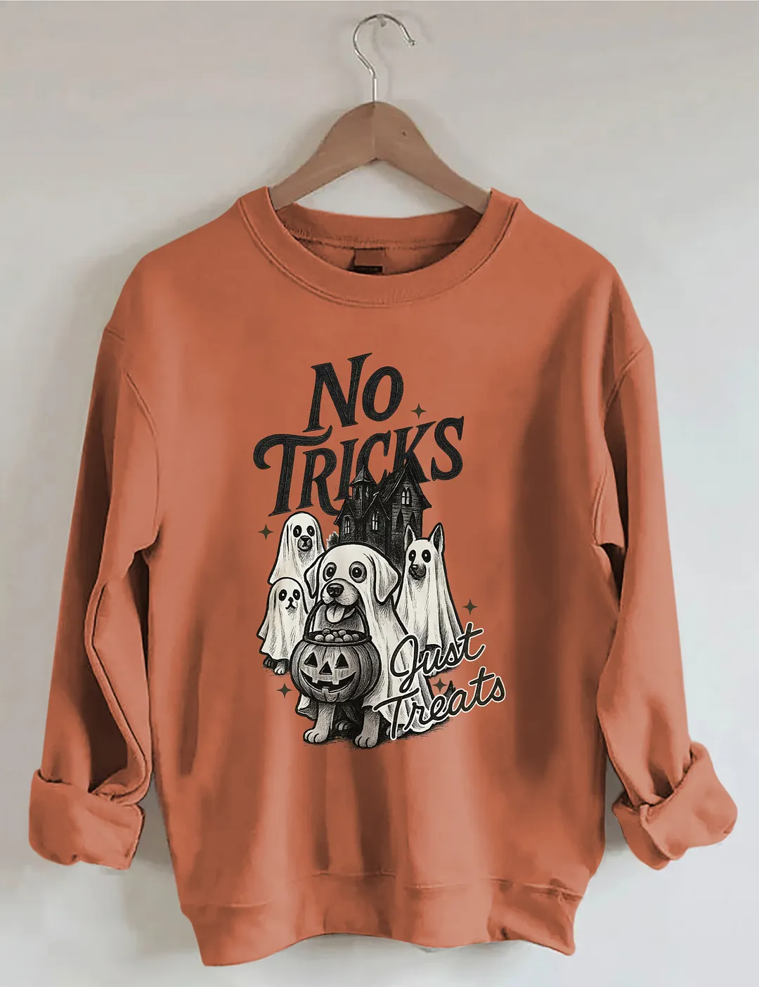 No Tricks Just Treats Sweatshirt